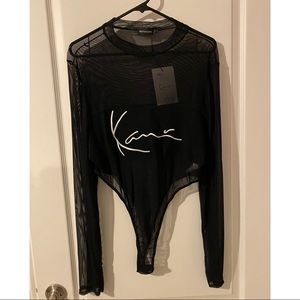 NWT PLUS KARL KANI BODYSUIT (Mesh)